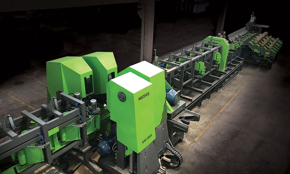 VTZ opti fast - Highest production sawing line