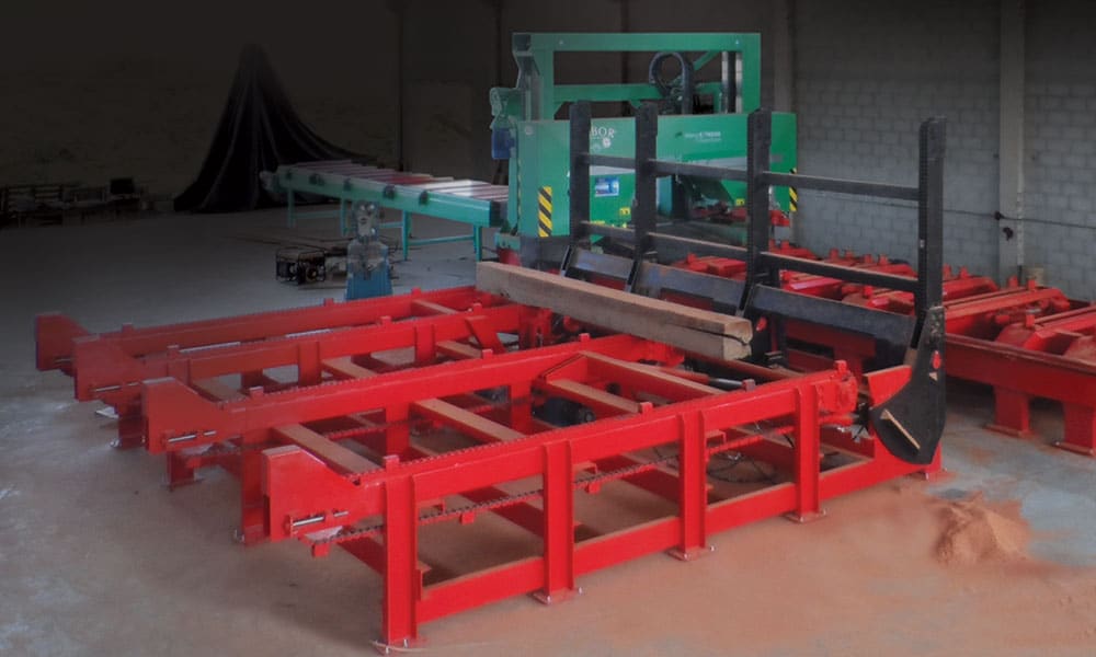 Sawing line in Angola - EXTREME sawing line for large logs