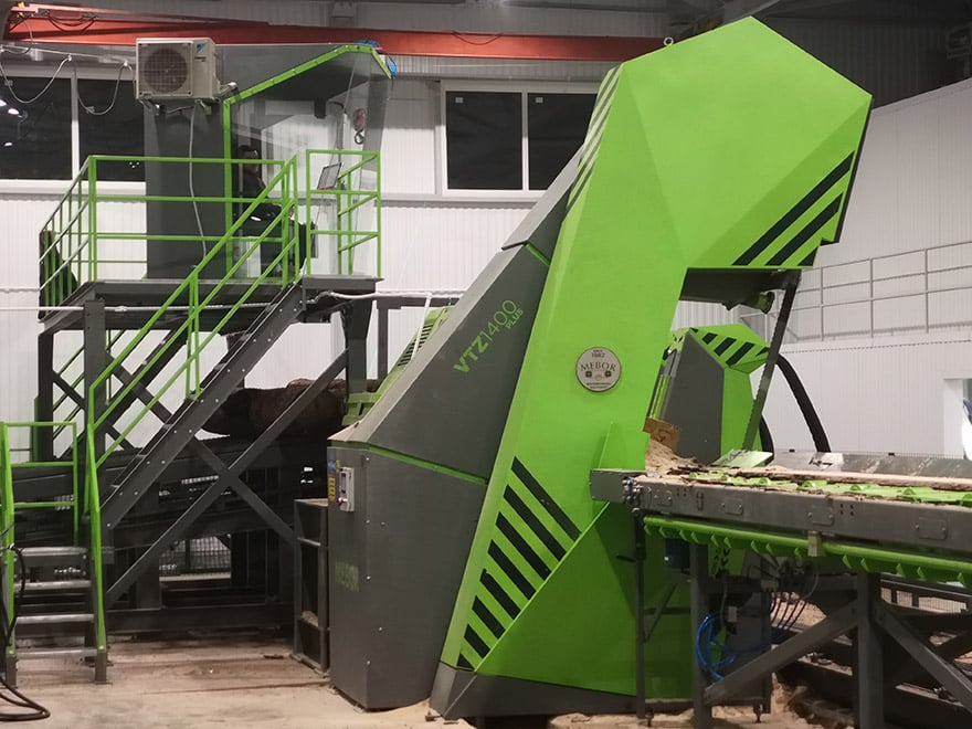 Automated VTZ 1400 PLUS sawing line in Russia