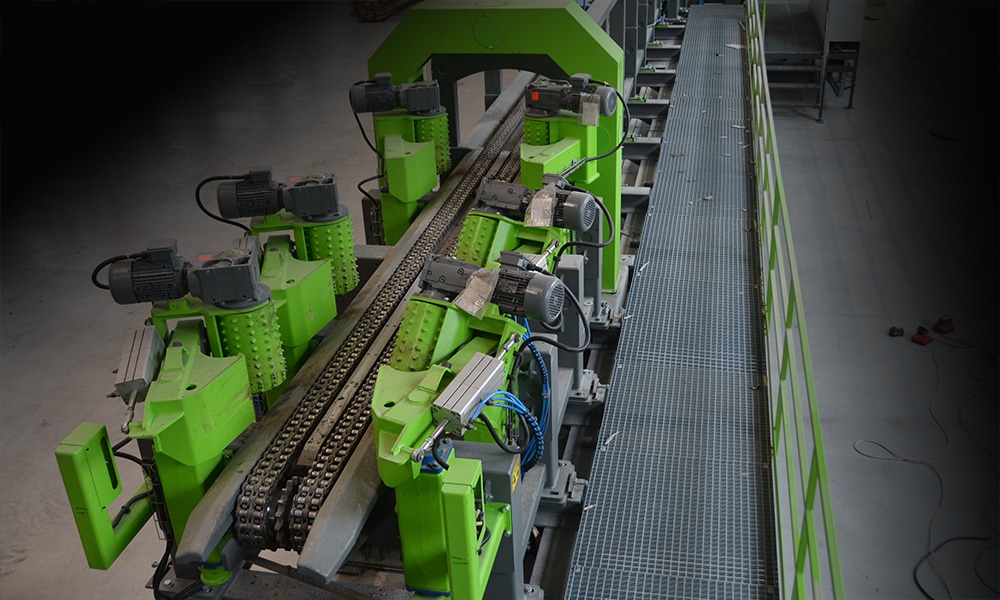 Hochgeschwindigkeitseinzug mit Automatischer Stammdrehung